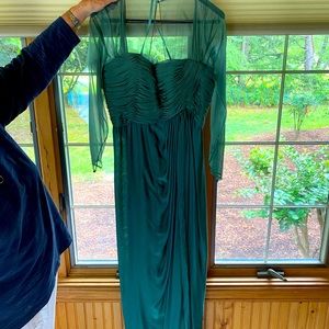 Never worn, 1990 Oscar de la Renta. Teal